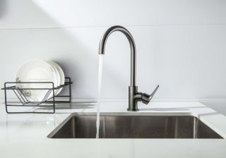 Смеситель для кухни Aquatek Бетта AQ1182BGM оружейная сталь